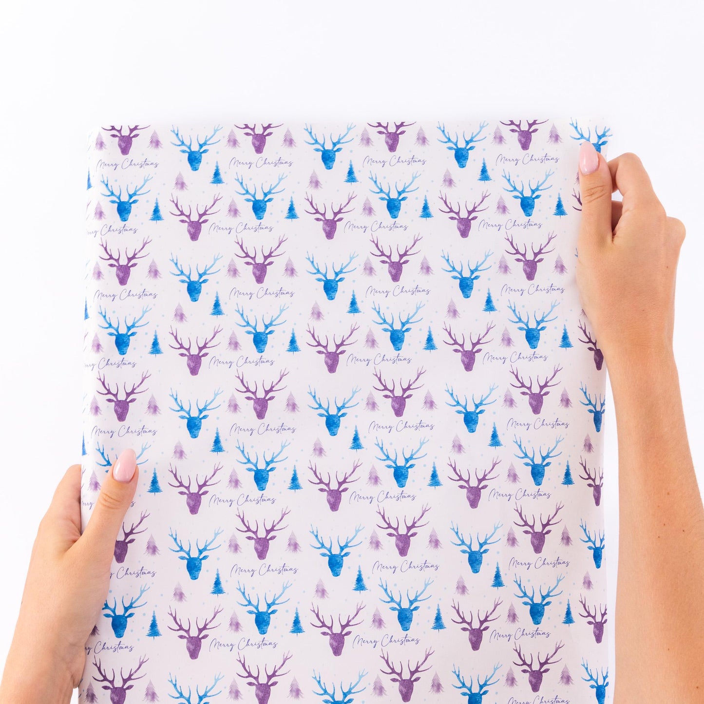 4 Rolls Christmas Gift Wrapping Midnight Forest Paper 4M x 70cm Roll 16 Metre Etsy