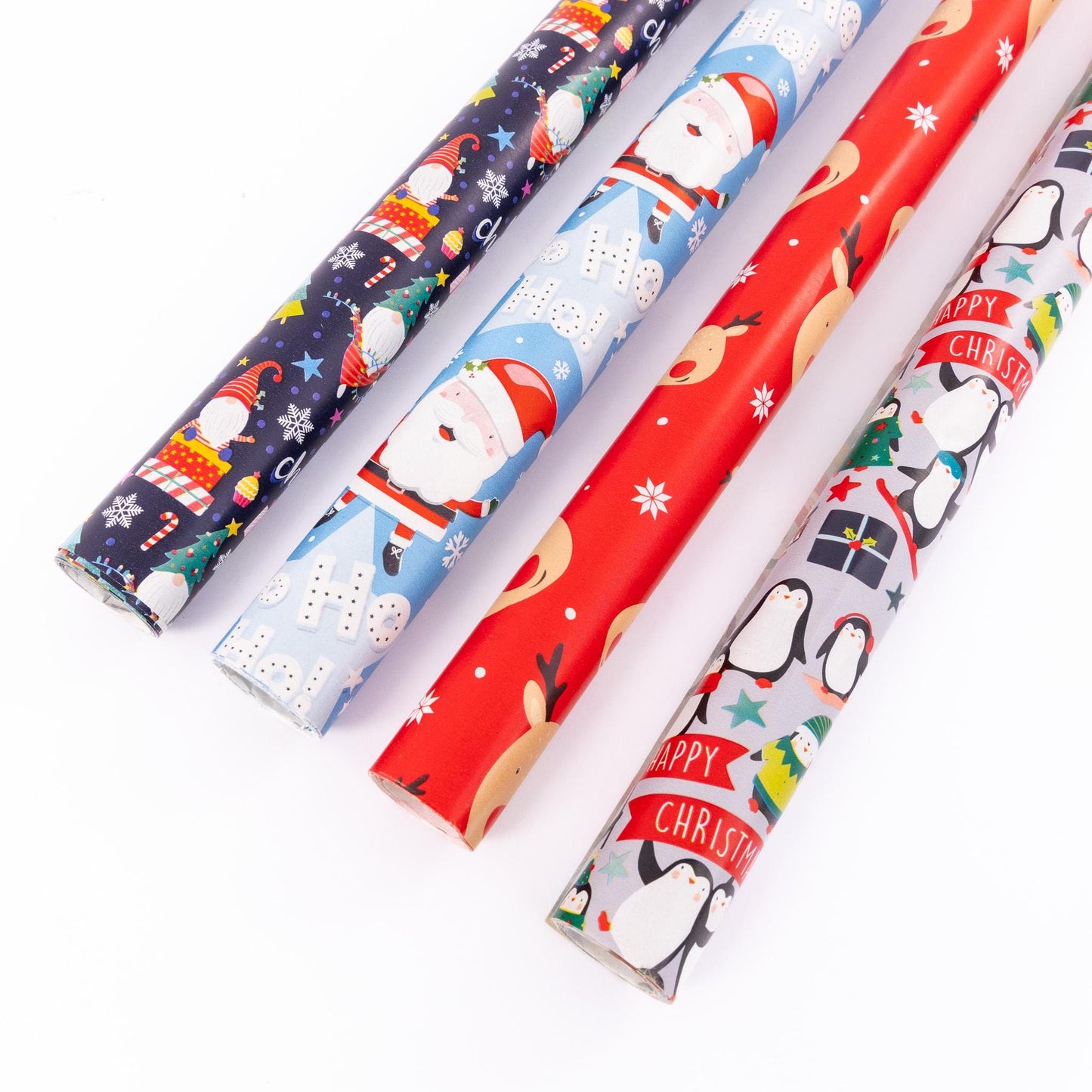 4 Rolls Christmas Gift Wrapping Kids Designs Paper 4M x 70cm Roll 16 Metre Etsy