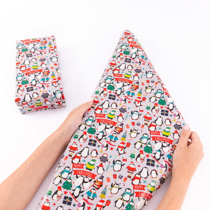 Kids Christmas Wrapping Paper – 4 Rolls x 4m – image 3