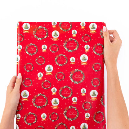 Traditional Christmas Wrapping Paper – 4 Rolls x 4m – image 7