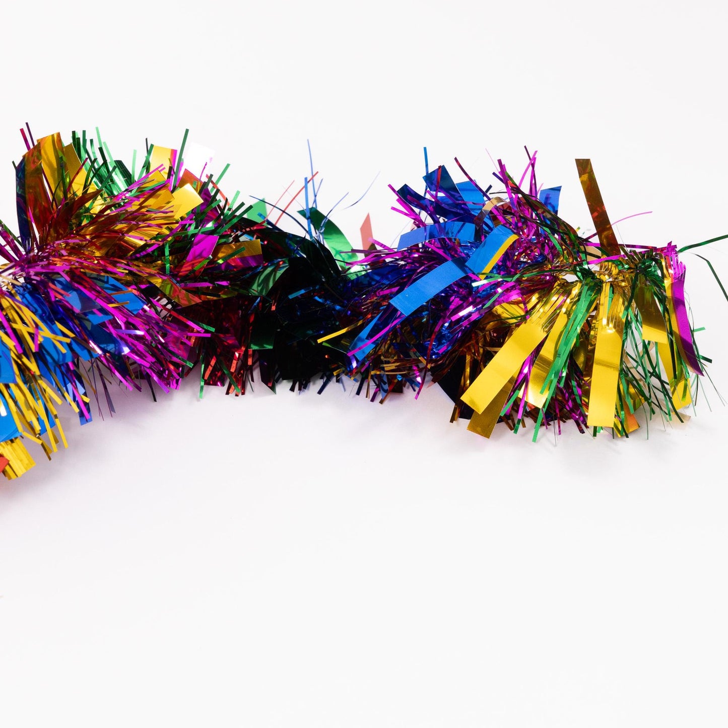 6 X 2M Chunky Tinsel Christmas Tree party Home Xmas Decoration Garland 12 Metre rainbow Etsy