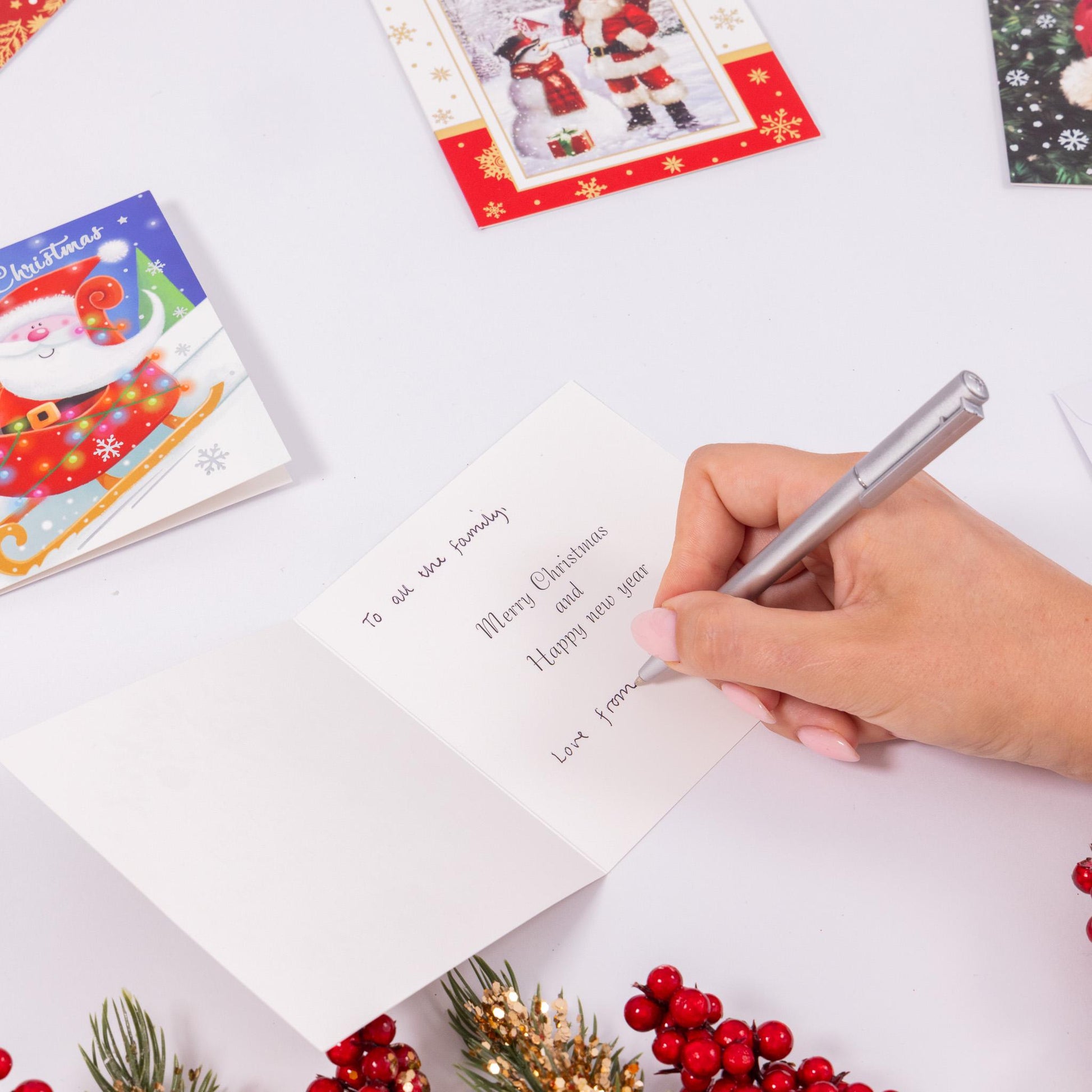 Christmas Cards Bumper Pack of 40 Mixed Cute Traditional Festive 8 Mixed Designs Etsy