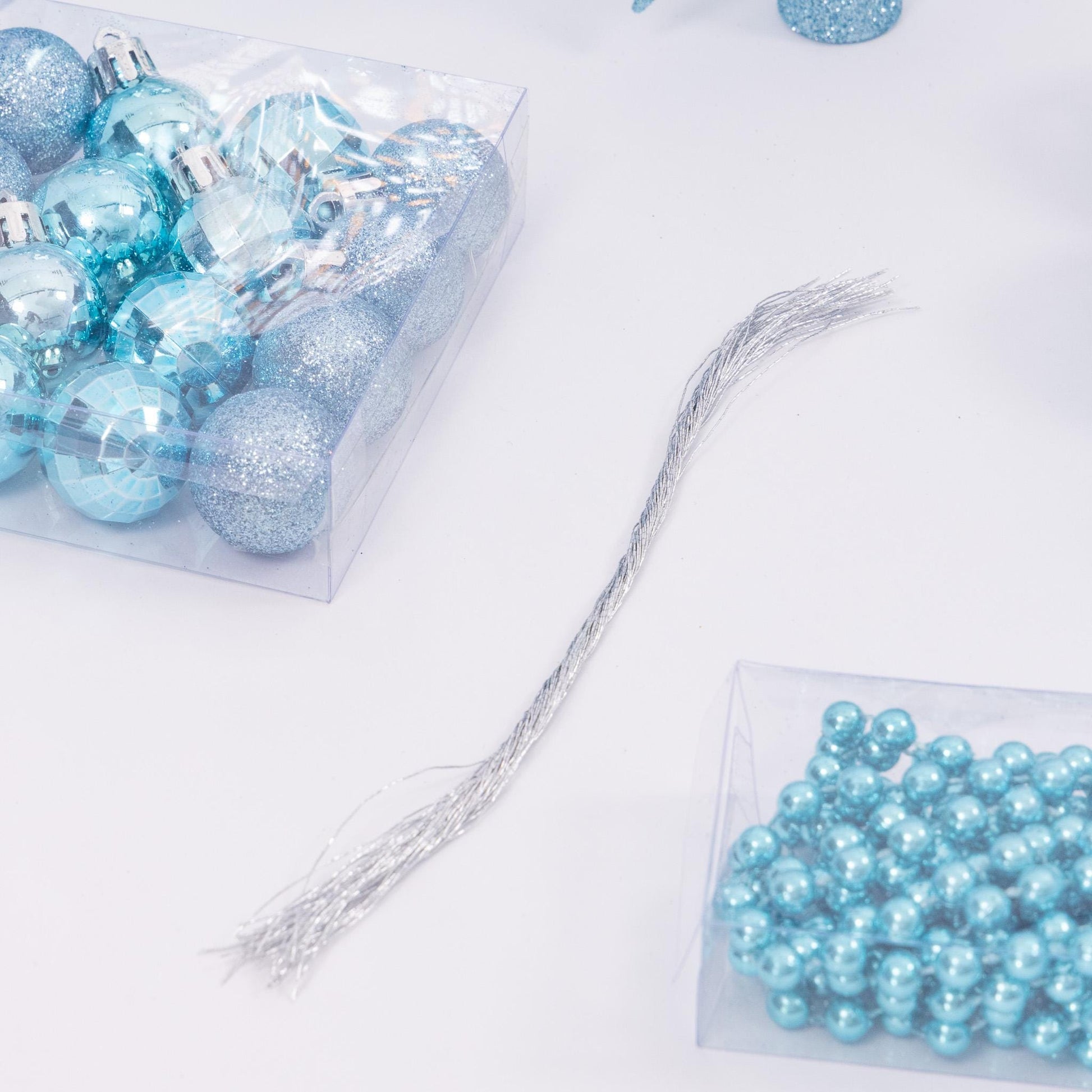 100 Christmas Baubles Tree Hanging Balls Xmas Party Beads Ornament sky Etsy