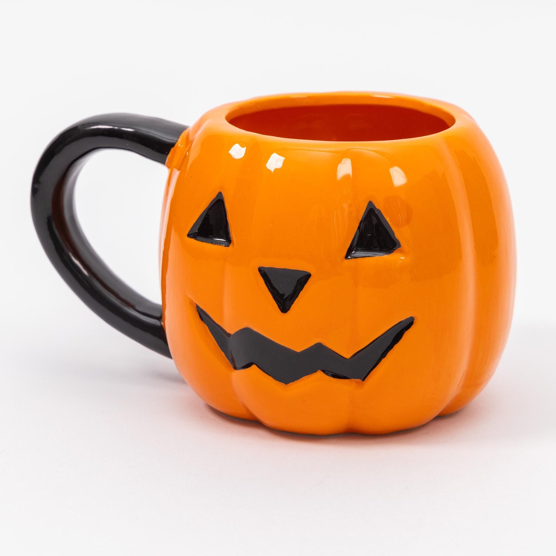 pumpkin Ceramic Mug 2x Cup Halloween Kitchen Accessory Tableware Food Drinks Etsy