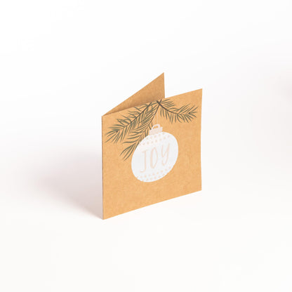 Christmas Cards Bumper Pack – 2 Kraft Designs – Pack of 30 – image 2