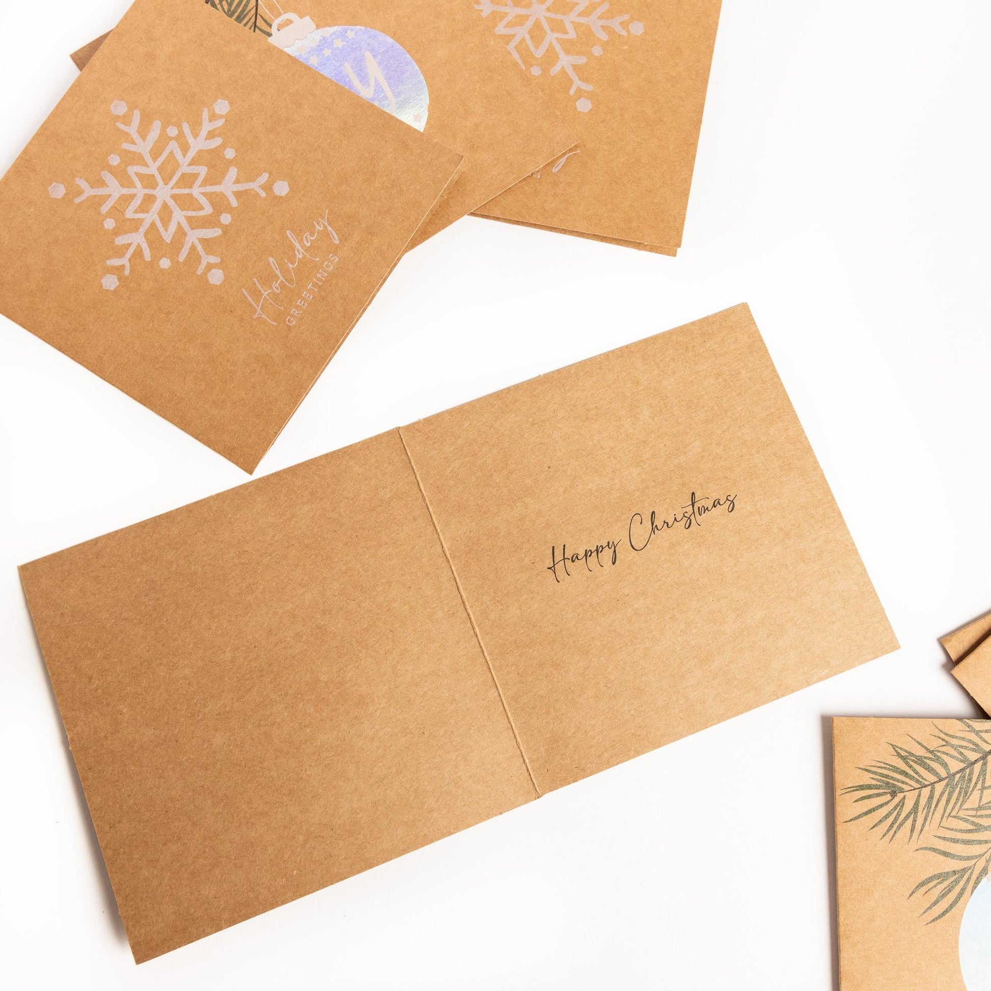 30 Christmas Cards Bumper Pack Mixed Cute Traditional Festive 2 Kraft Designs Etsy