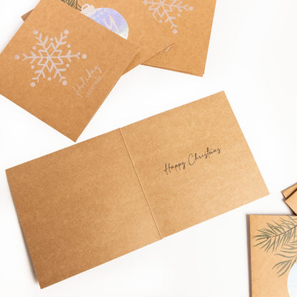 Christmas Cards Bumper Pack – 2 Kraft Designs – Pack of 30 – image 10