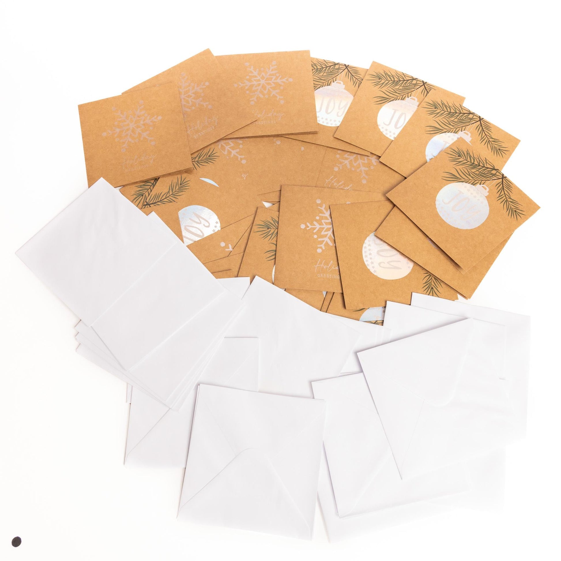 30 Christmas Cards Bumper Pack Mixed Cute Traditional Festive 2 Kraft Designs Etsy