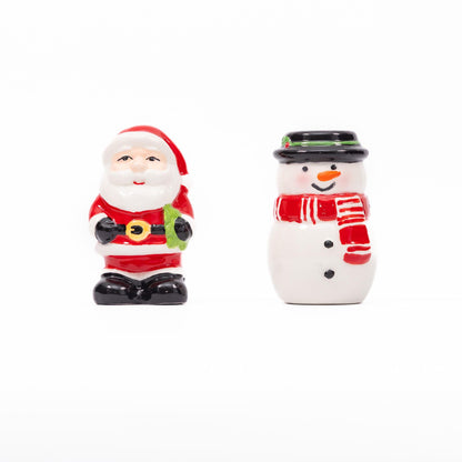 Santa & Snowman Christmas Salt & Pepper Shakers – image 2