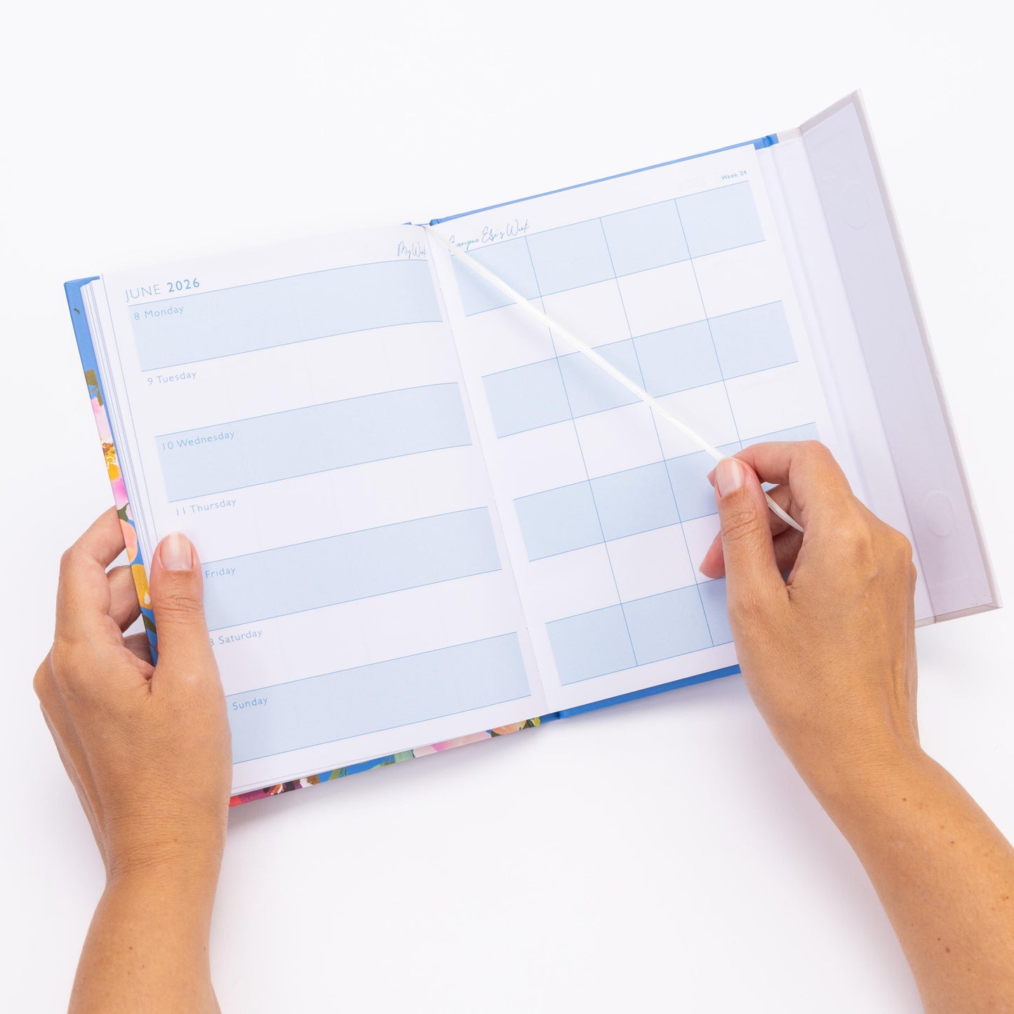 2026 A5 A6 Week To View Diary Organiser Magnetic Closure Cover Family Planner Etsy