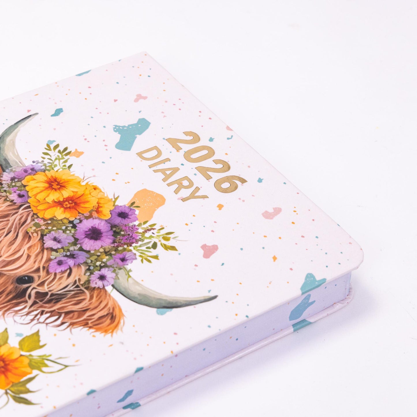 2026 Diary A5 Page a day  Full Year Office Year Planner Hardback highland cow diary Etsy