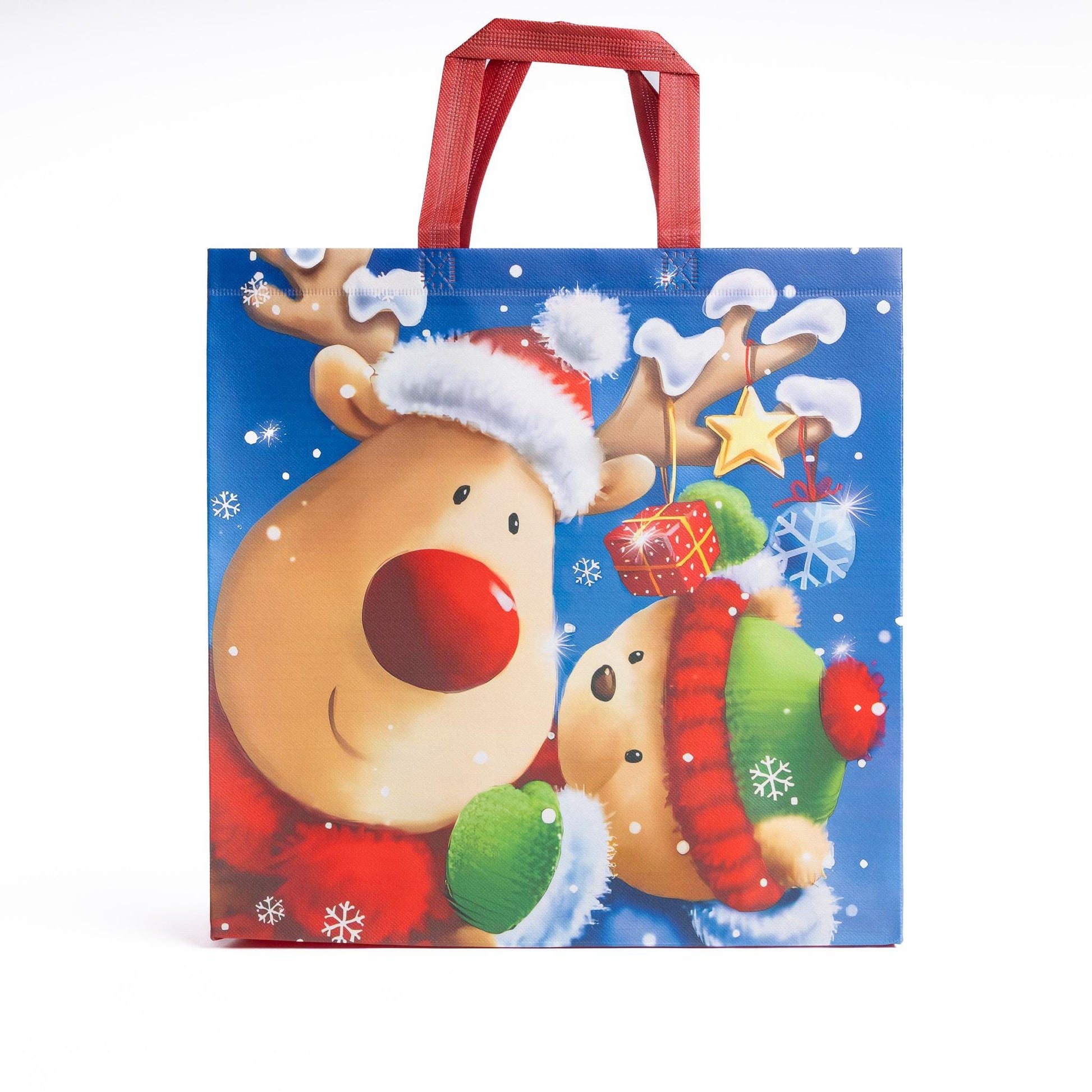 4 Christmas Gift Bags Extra Large with Handles Christmas Tote Bags Reusable Etsy