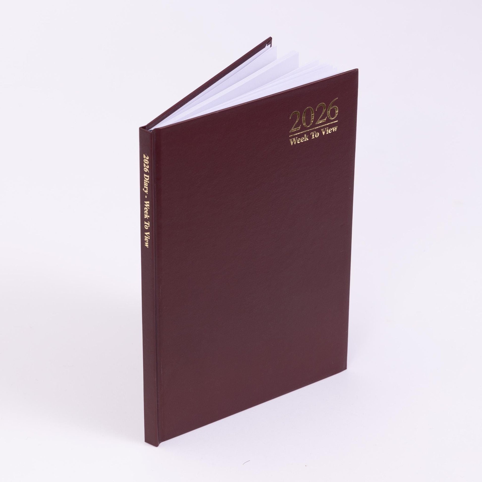 2026 A5 Week To View Diary Full Year Planner Organiser Hardback Cover Etsy
