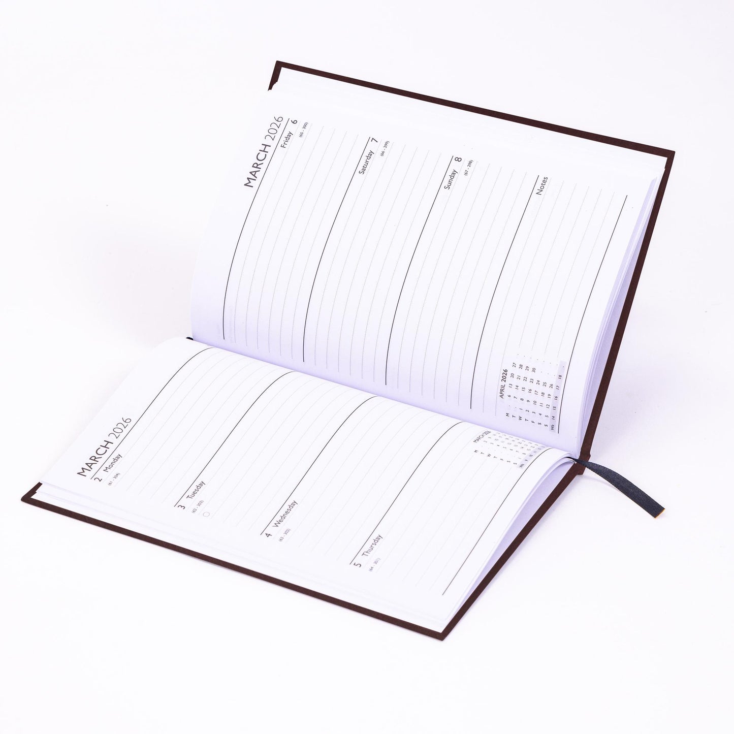 2026 A5 Week To View Diary Full Year Planner Organiser Hardback Cover Etsy