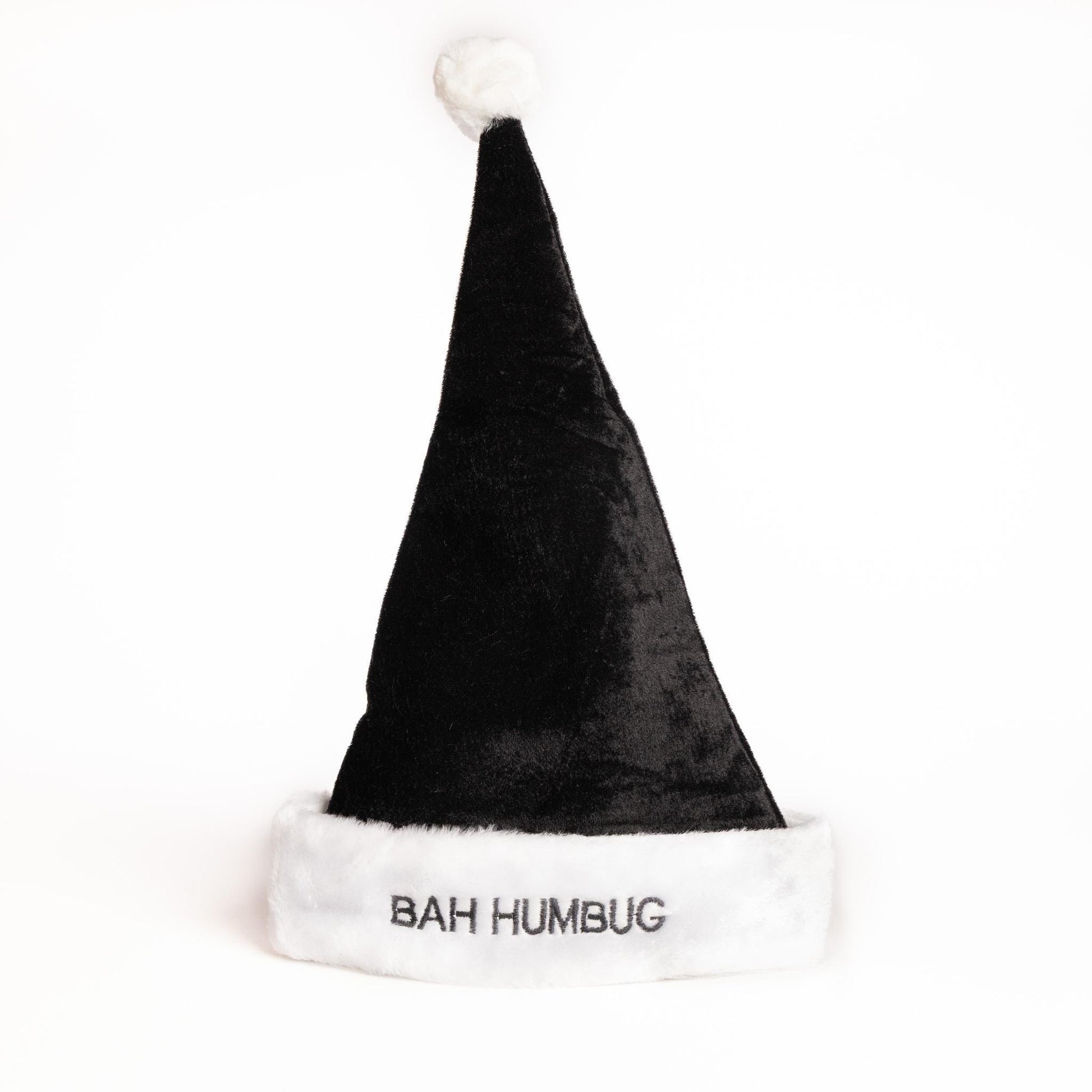 Father Christmas Santa Hat Party Deluxe Fancy Dress Bah Humbug Traditional Red Etsy