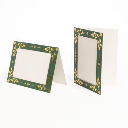 Christmas Photo Frame Cards & Envelopes – Green – Pack of 6 – image 5