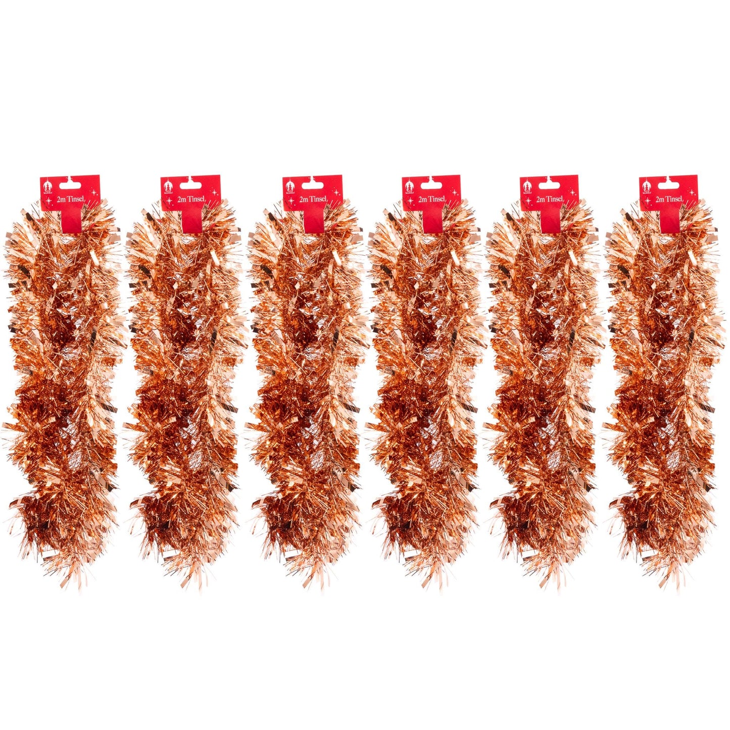 6 X 2M Chunky Tinsel Christmas Tree party Home Xmas Decoration Garland 12 Metre Etsy