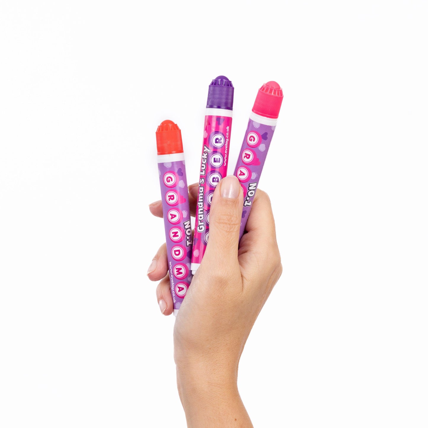 3 Bingo Dabbers World's Best Grandma Felt Markers Mixed Pens Ticket Dobbers Etsy