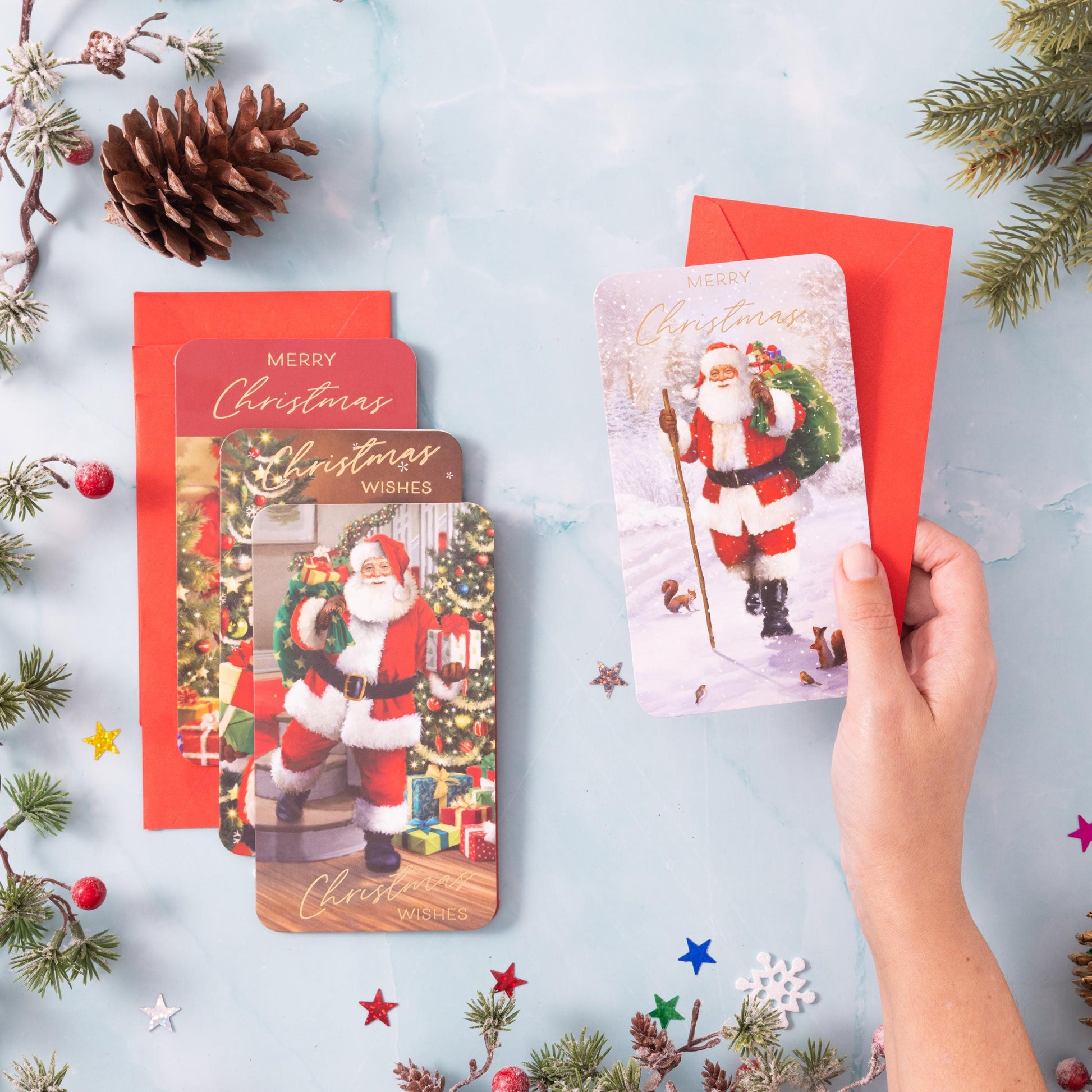 4 Money Wallets Christmas Gift Voucher Card & Envelope Self Sealing Traditional Etsy