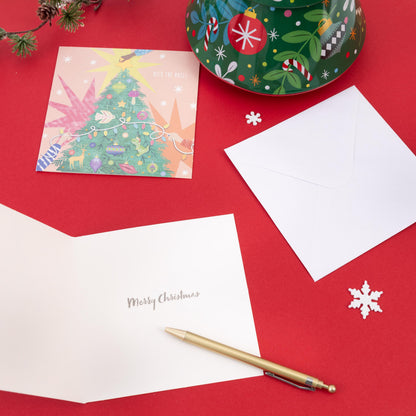 Christmas Cards Bumper Pack – Tree & Car – Pack of 30 – image 5