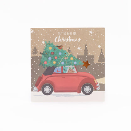 Christmas Cards Bumper Pack – Tree & Car – Pack of 30 – image 2