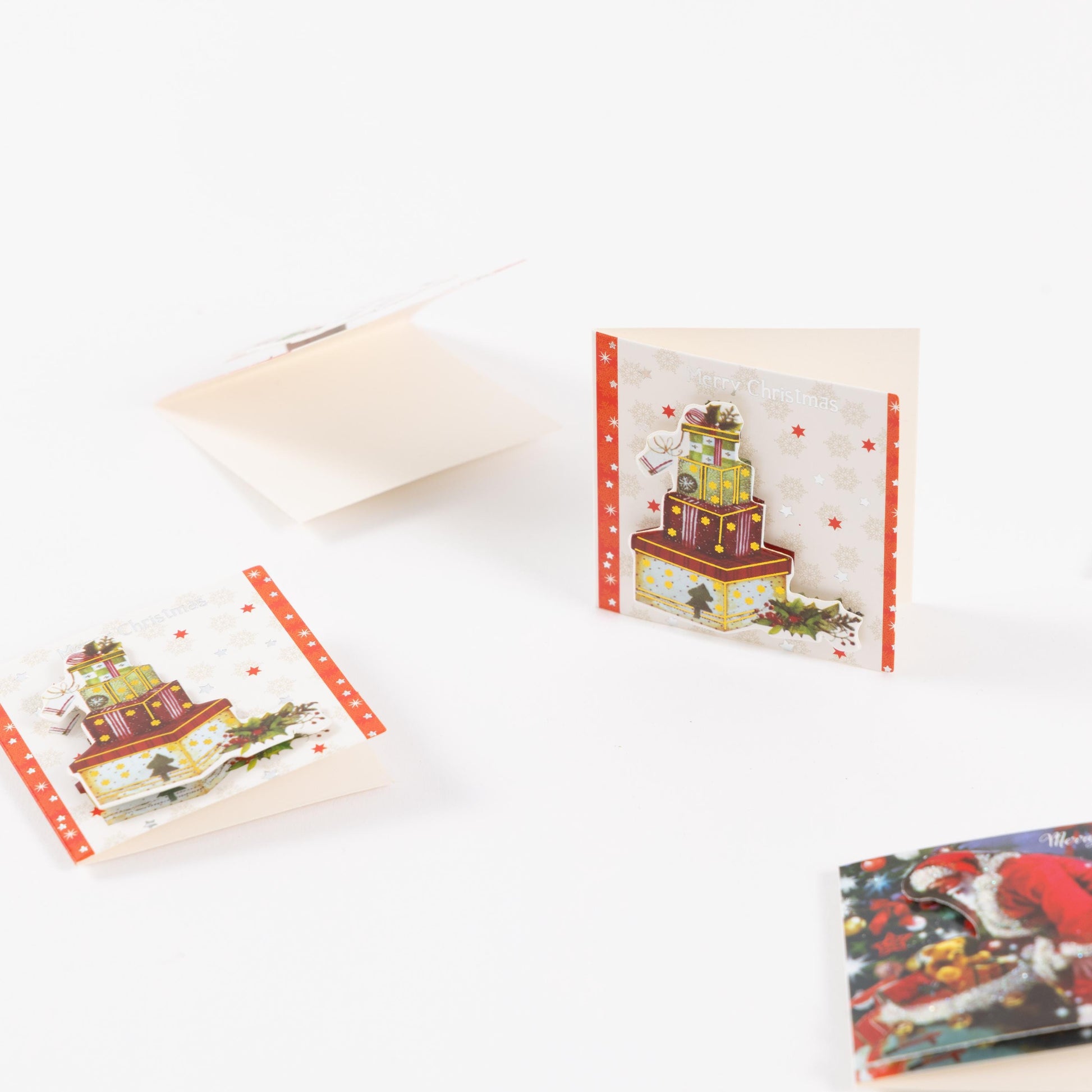 24 Christmas Gift 3D Tags Name Xmas Present Handcrafted Stick on Tag Etsy