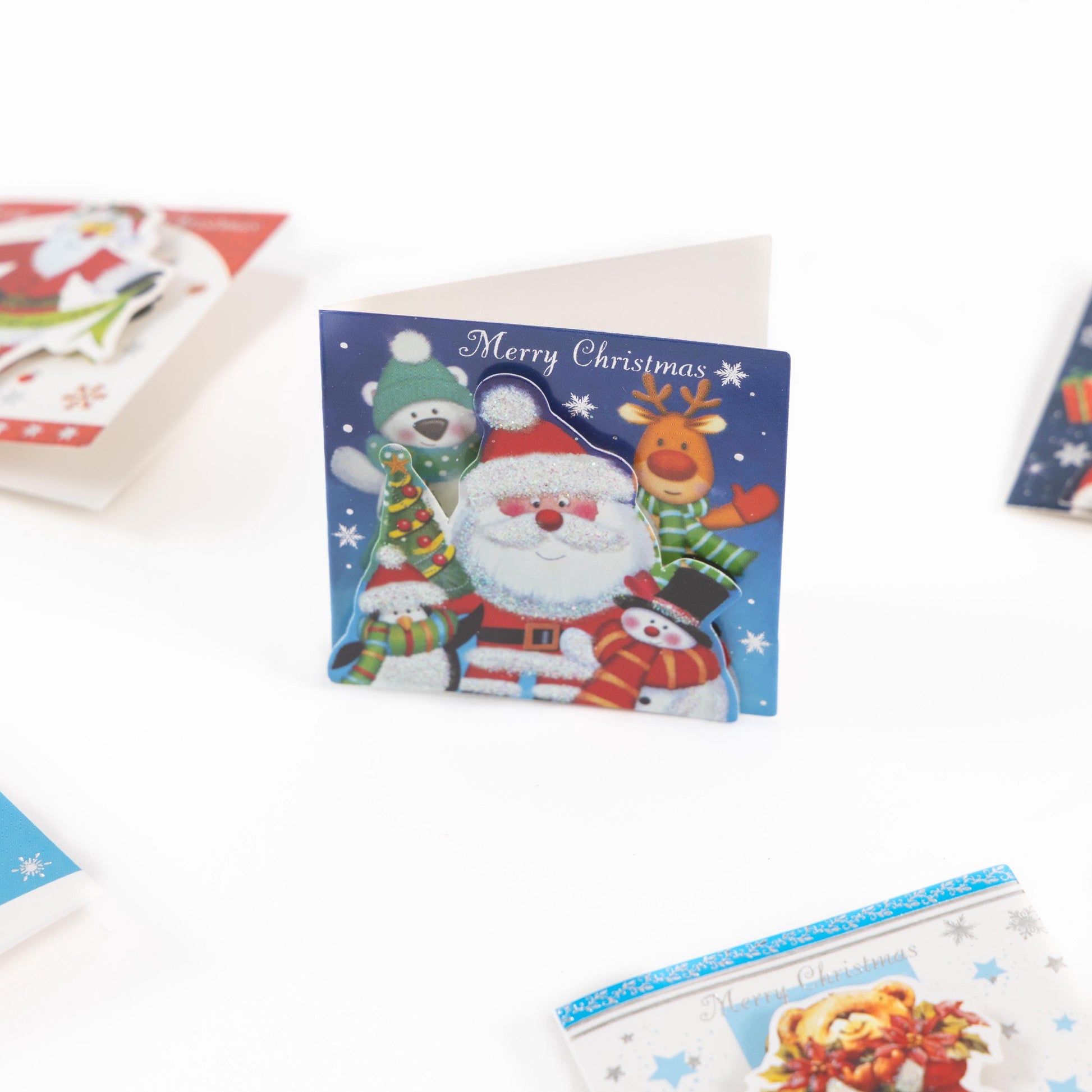 24 Christmas Gift 3D Tags Name Xmas Present Handcrafted Stick on Tag Kids Etsy