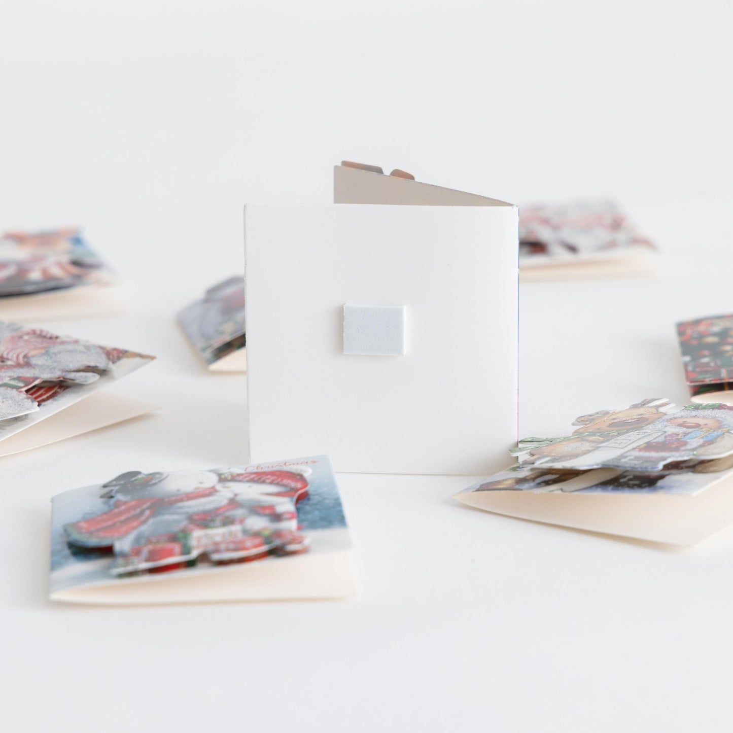 24 Christmas Gift 3D Tags Name Xmas Present Handcrafted Stick on Tag Etsy