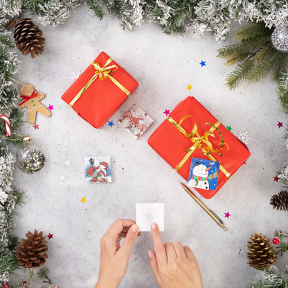 3D Handcrafted Christmas Gift Tags – Stick-On – Pack of 24 – image 19