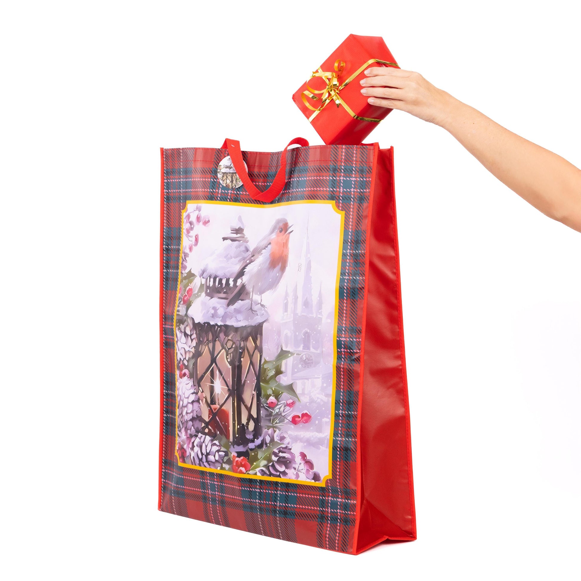 4 Christmas Gift Bags Jumbo Large with Handles Christmas Tote Bags Reusable Etsy