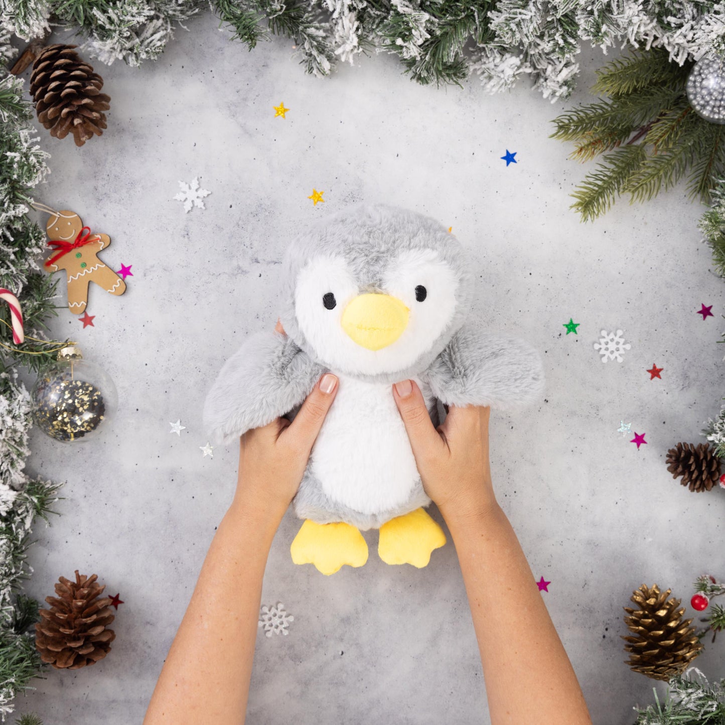 Christmas Plush Reindeer & Penguin Teddy Bear Cuddly Toy Xmas Present Gift Idea Etsy