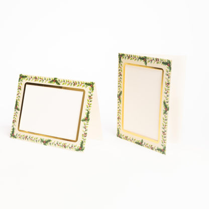 Christmas Photo Frame Cards & Envelopes – Red, Blue, Navy, Holly & Green – Pack of 6 – image 15