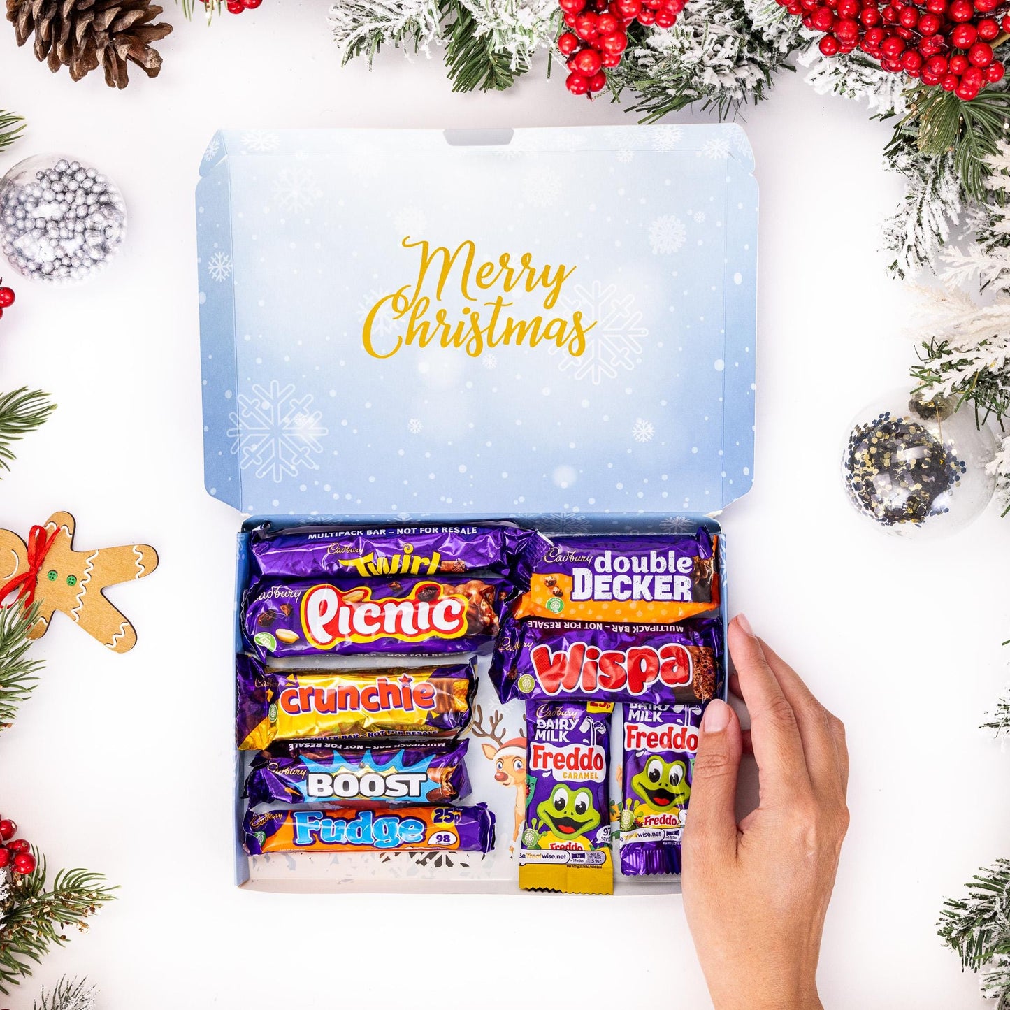 Cadbury Chocolate Freddo Twirl Boost Sweet Gift Box Hamper Christmas Present Set Etsy