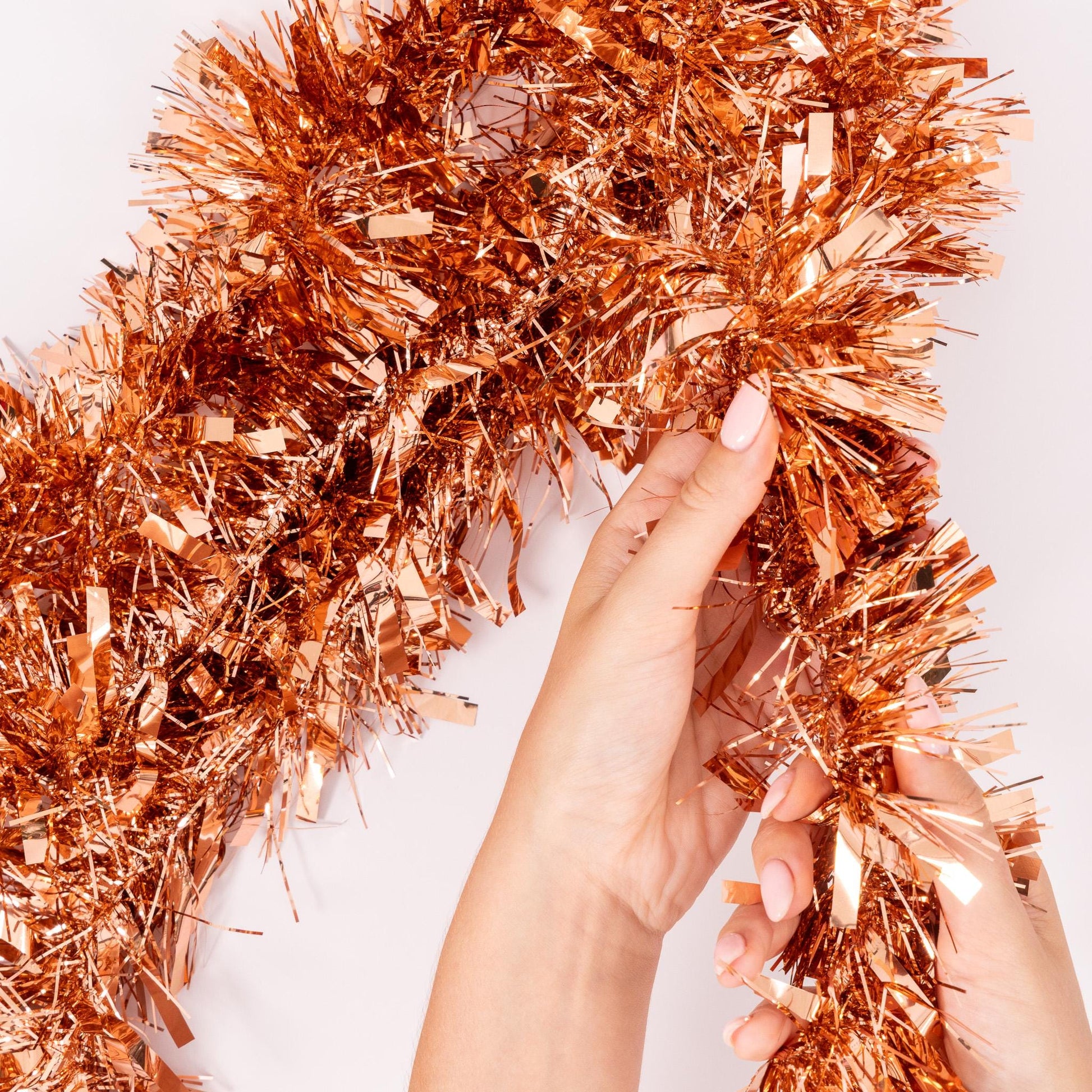 6 X 2M Chunky Tinsel Christmas Tree party Home Xmas Decoration Garland 12 Metre rainbow Etsy