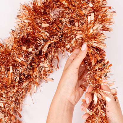 Chunky Christmas Tinsel Garland – Rainbow – 6 x 2m (12m) – image 6