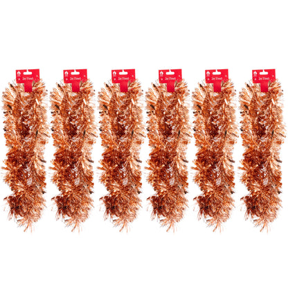 Chunky Christmas Tinsel Garland – Rainbow – 6 x 2m (12m) – image 7