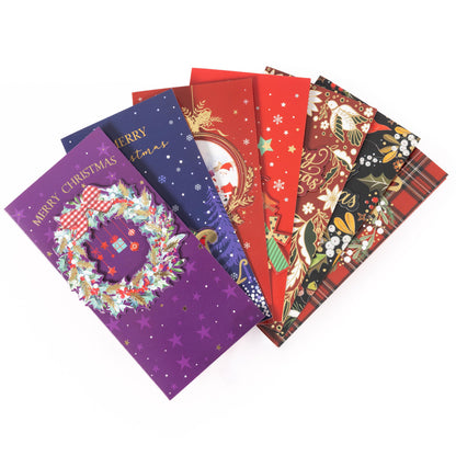 Handcrafted Christmas Money Wallets – Pack of 8
