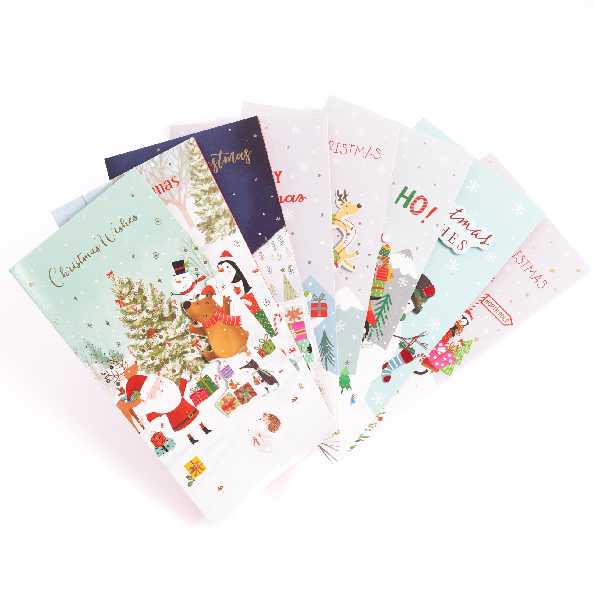 8 Money Wallets Christmas Gift Voucher Card & Envelope 3D Hand Finished Etsy