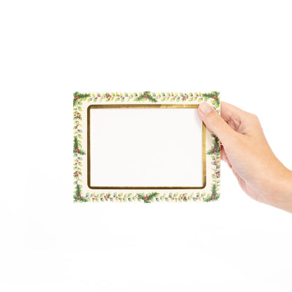 Christmas Photo Frame Cards & Envelopes – Holly – Pack of 6 – image 11