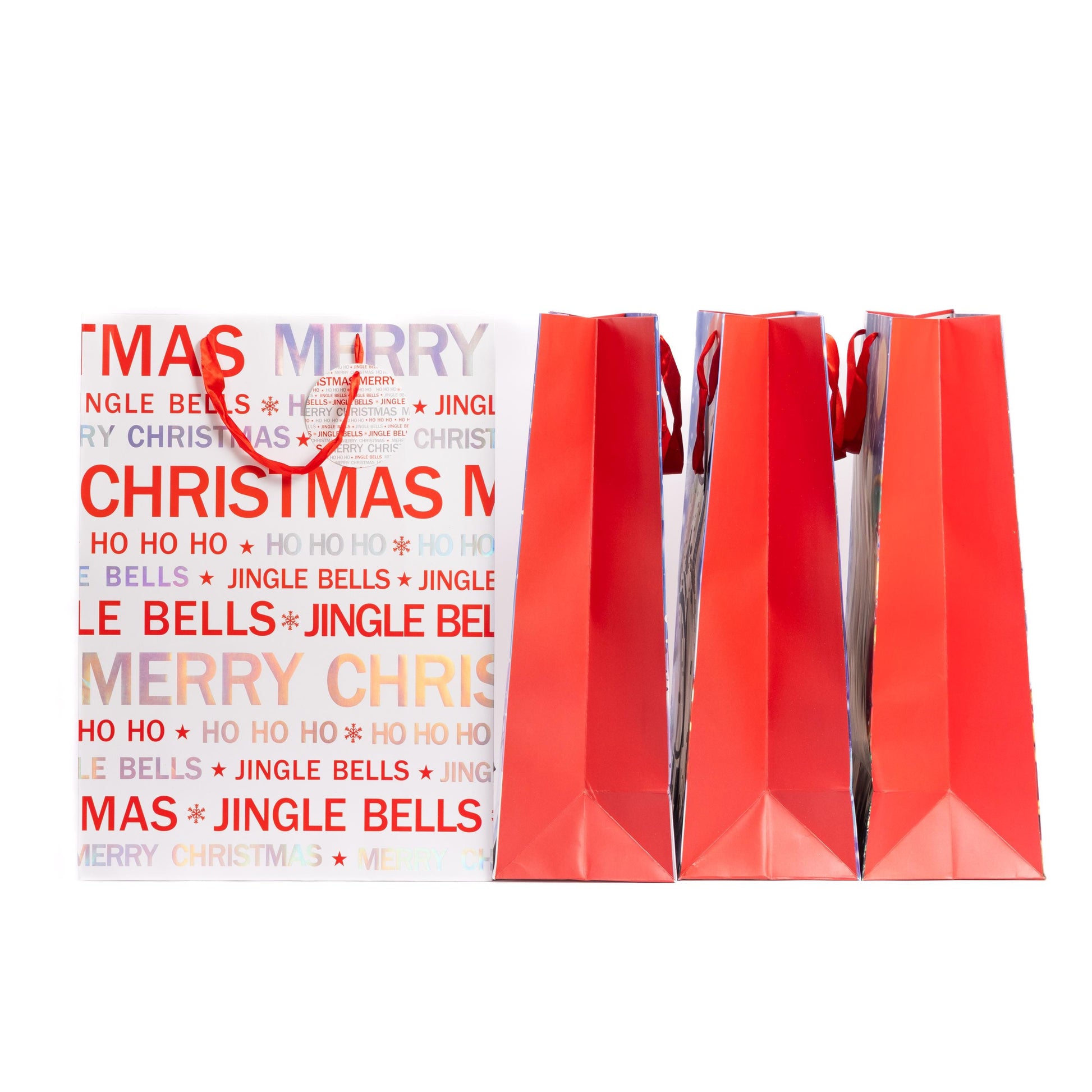 4 Extra Big Large Christmas Gift Bags with Handles Tote Bag with Tag Etsy