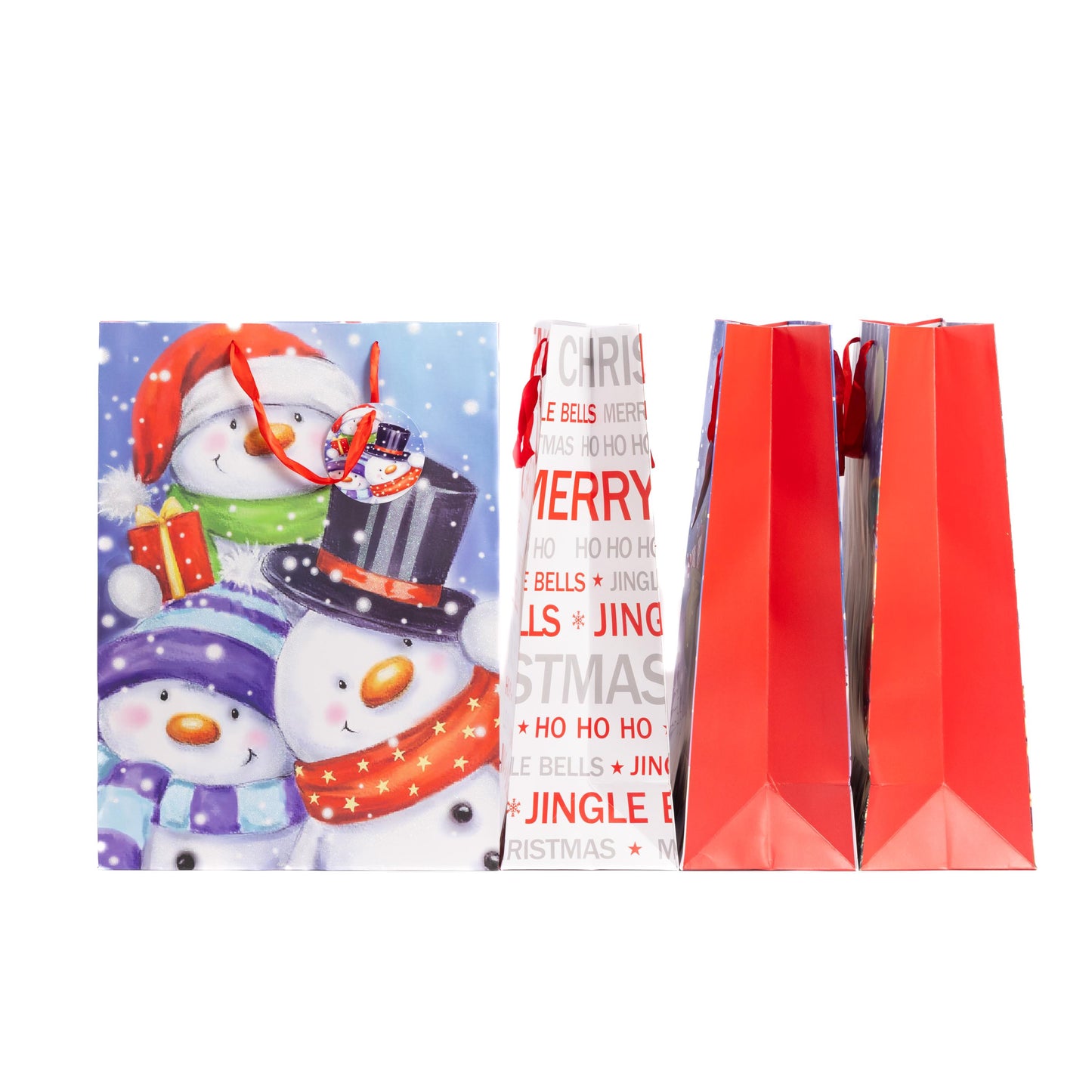 4 Extra Big Large Christmas Gift Bags with Handles Tote Bag with Tag Etsy