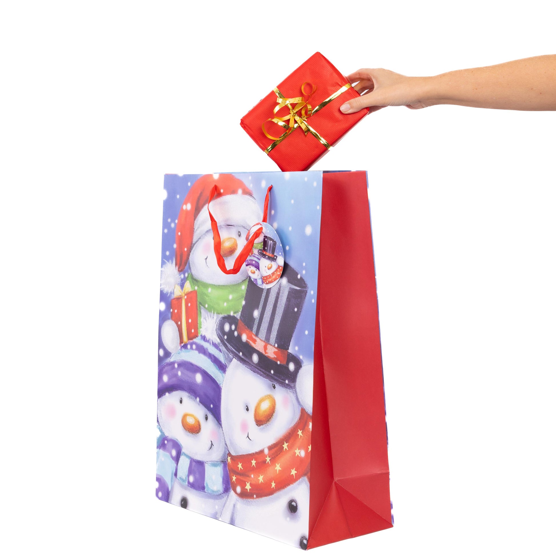 4 Extra Big Large Christmas Gift Bags with Handles Tote Bag with Tag Etsy