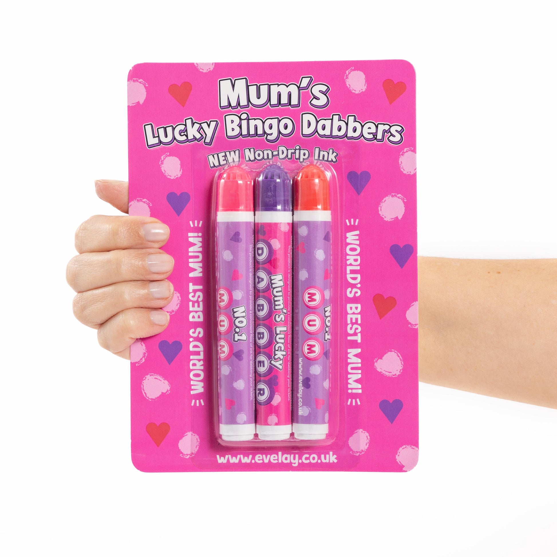 3 Bingo Dabbers World's Best Mum Felt Markers Mixed Pens Ticket Dobbers Gift Etsy
