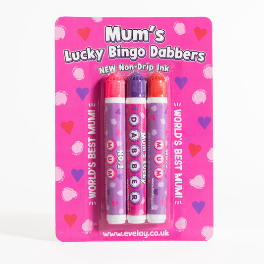 3 Bingo Dabbers World's Best Mum Felt Markers Mixed Pens Ticket Dobbers Gift Etsy