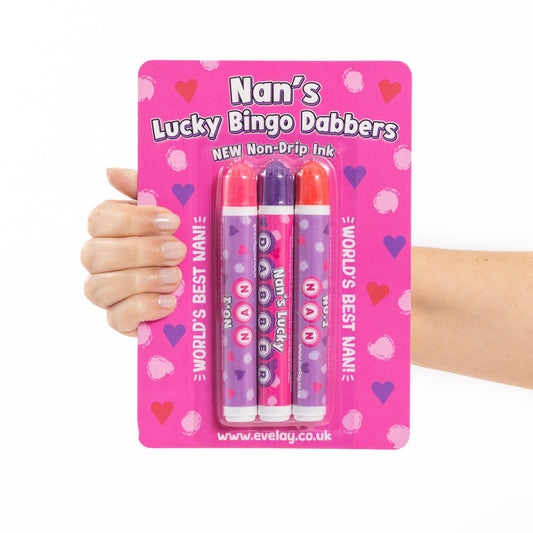 3 Bingo Dabbers World's Best Nan Felt Markers Mixed Pens Ticket Dobbers Gift Etsy