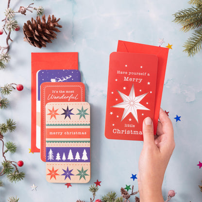 Christmas Money Wallets – Kraft – Pack of 4