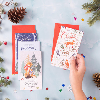Christmas Money Wallets – Woodland – Pack of 4 – image 5