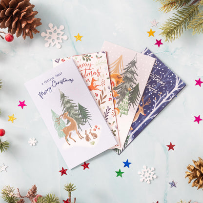 Christmas Money Wallets – Woodland – Pack of 4