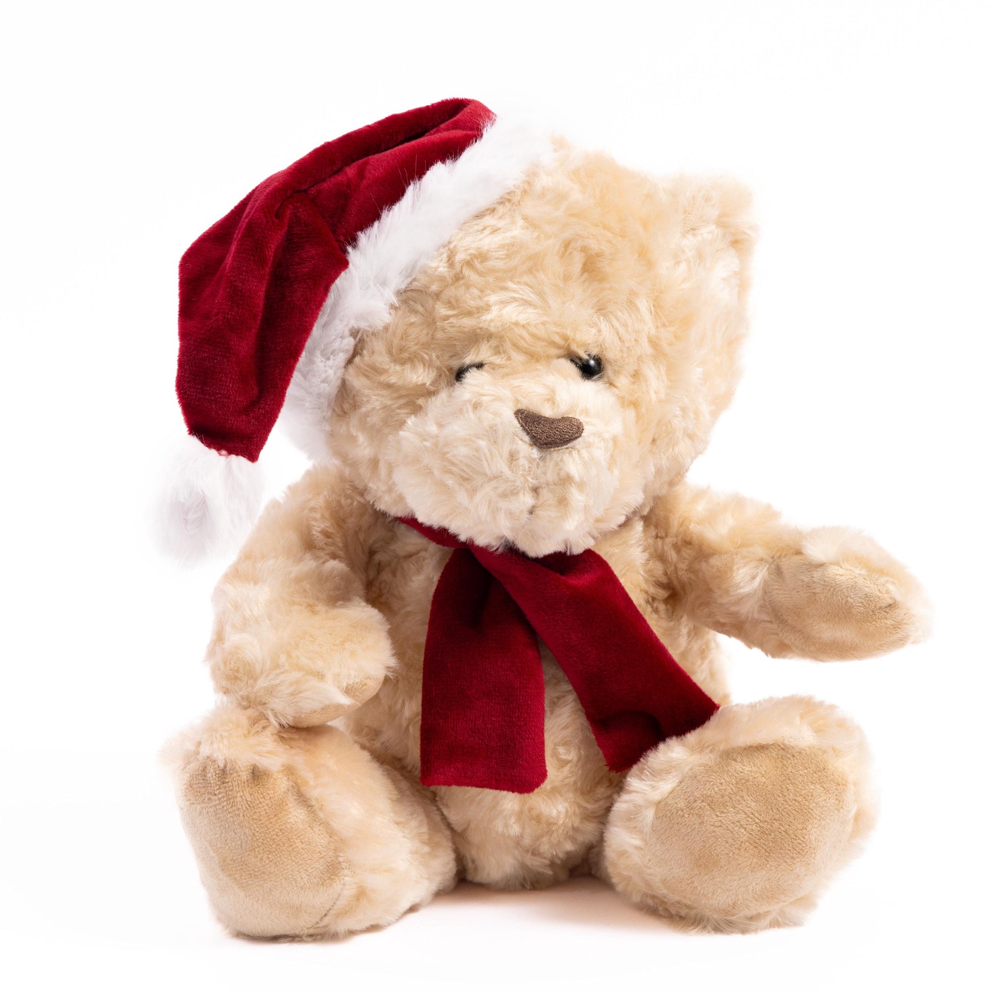 Christmas Plush Teddy Bear Cuddly Soft Filled Toy Xmas Present Gift Idea 30cm Etsy