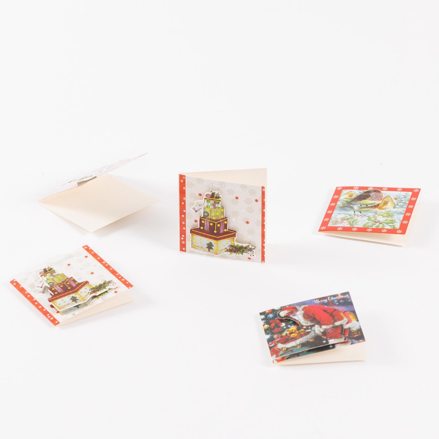 24 Christmas Gift 3D Tags Name Xmas Present Handcrafted Stick on Tag Etsy